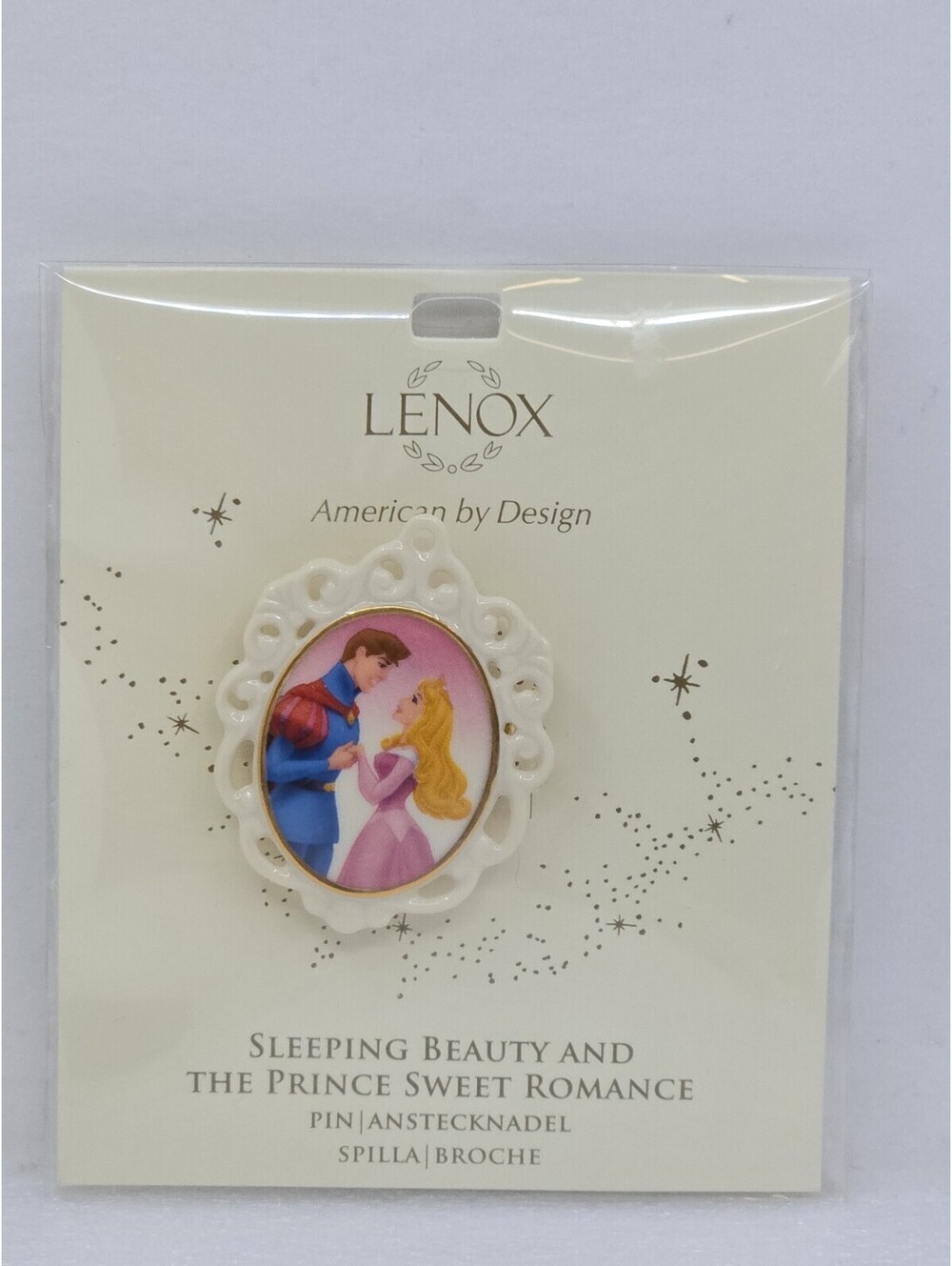 Lenox American by Design Sleeping Beauty & The Prince Sweet Romance Disney Pin